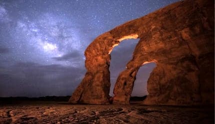 تجربة مشاهدة النجوم الساحرة في العلا